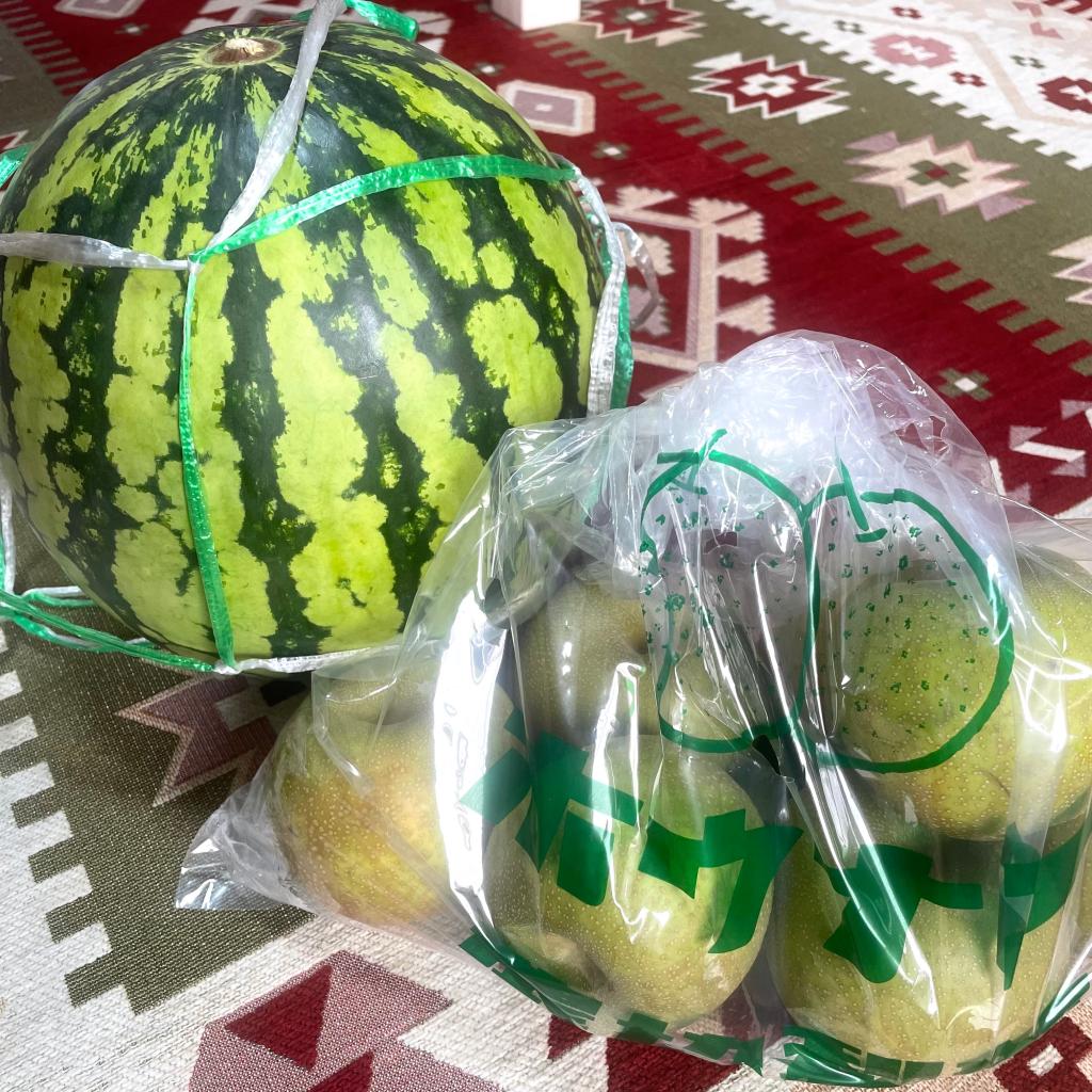 夏の果物🍉🍐